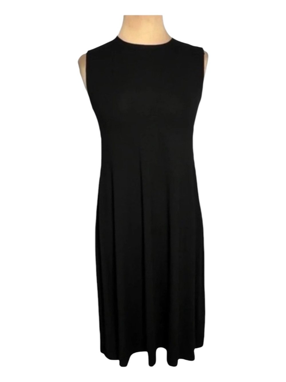 Eileen Fisher black tank dress size XS - Picture 3 of 8